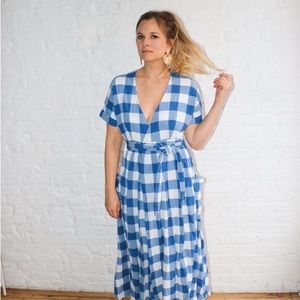 Mara Hoffman Ingrid Gingham Dress